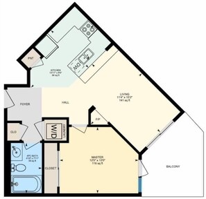 Condo floor plan