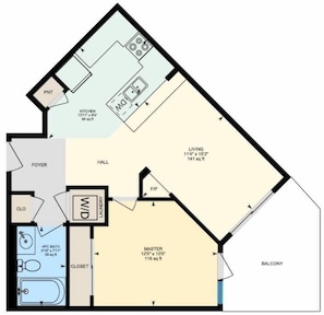 Condo floor plan