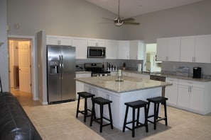 kitchen/entry to master suite