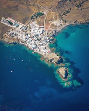 Isleta a vista de pájaro