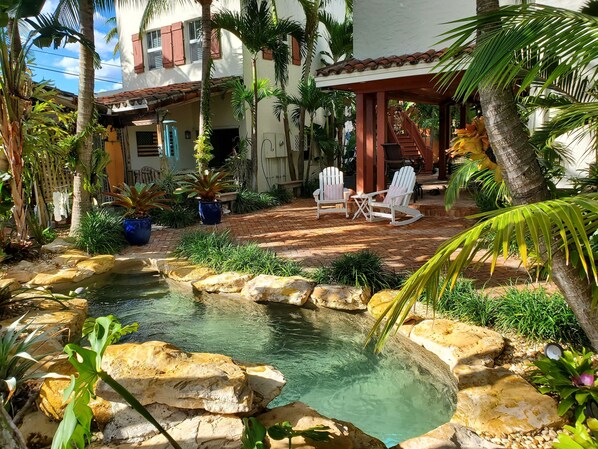 Pool and Common Area at Entrance