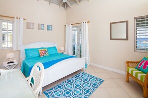 The second bedroom with a king bed