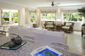 Open plan living room