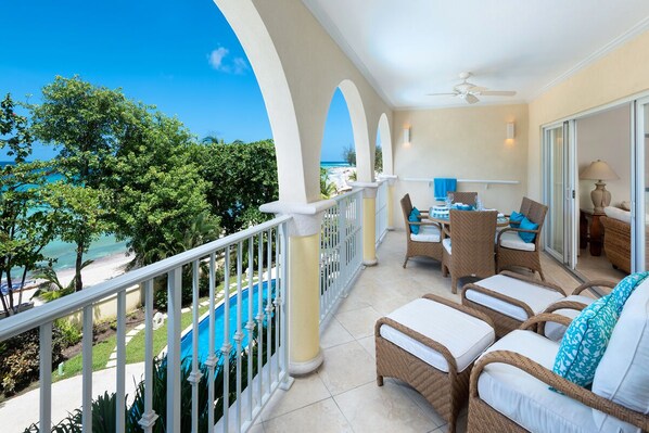 Sapphire Beach 205 - Fantastic outdoor patio view