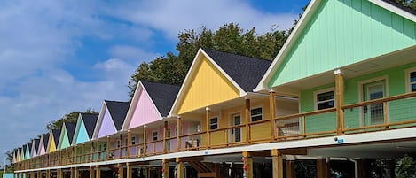 Outside view of cabins