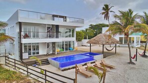 Drone View of House from Beach