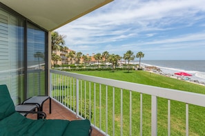 Porch view looking toward resort