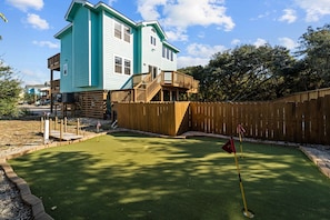 View of the house from the Putt-Putt Green