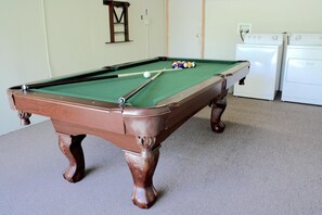 An inviting space for families to bond over a game of pool, making memories that last a lifetime. Permit #str14-0085