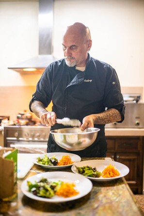 Chef Andrey in the kitchen