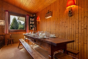 Large dining table