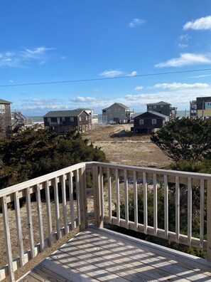 View from lower deck