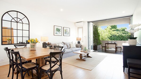 Spacious open-plan layout