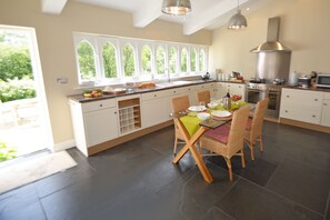 Ground floor: Large dining kitchen with granite work surfaces