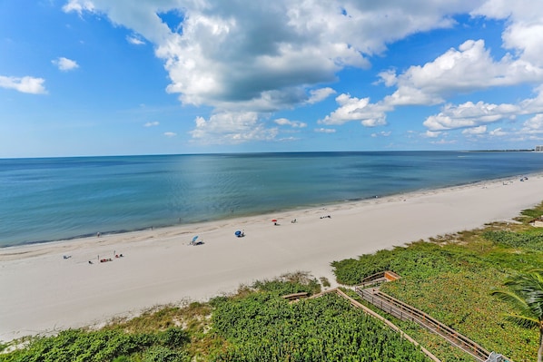 Ocean front view from your balcony!