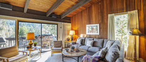 Living Room with Mountain Views