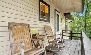 Relaxing front porch