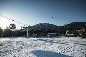 Whistler Upper Village - a short walk down the hill.