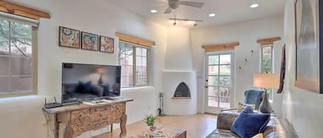 Santa Fe Vacation Rental | 2BR | 2BA | 1,200 Sq Ft | Stairs Required