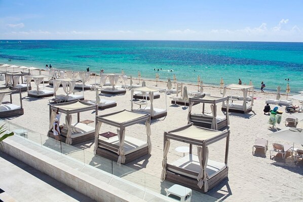 Vue sur la plage/l’océan