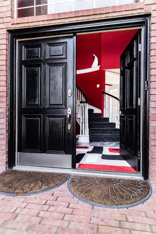Entrance from front door
