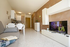Das Wohnzimmer.