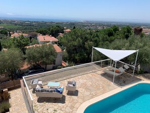 Terrasse mit Meerblick