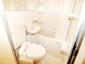 ・ Unit bath (toilet with washing machine) is available in all guest rooms