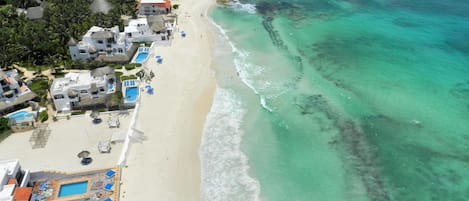 The Secret Beach Villas - Arial View - Family Friendly Beach Vacation Home