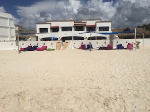 Beach at the Secret Beach villas in Playa del Secreto 