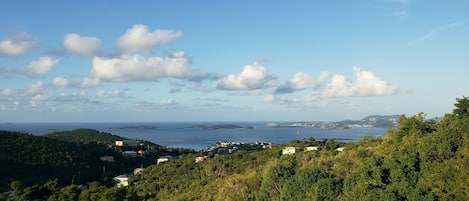 the view from El Nido's living room, kitchen/dining area and deck.