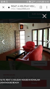 NEW & LOVELY ITALIAN DESIGN  HOLIDAY SEA VIEW HOME IN KOVALAM LIGHT HOUSE ROAD