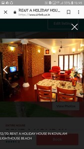 NEW & LOVELY ITALIAN DESIGN  HOLIDAY SEA VIEW HOME IN KOVALAM LIGHT HOUSE ROAD