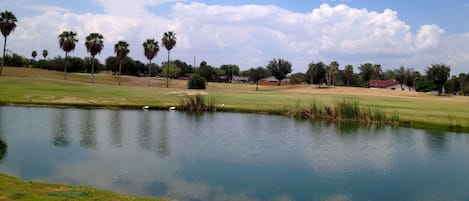 Rear view to hole # 8