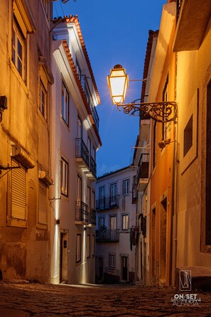 Front of property – evening/night
