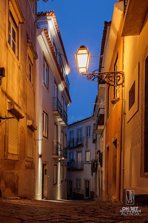 Front of property – evening/night