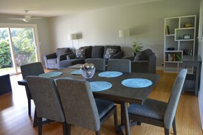 Dining and living room area