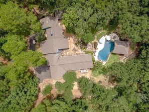 Aerial view of Teal Paradise welcome to your private Resort within a Resort!