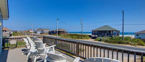 Front porch view of ocean north side.