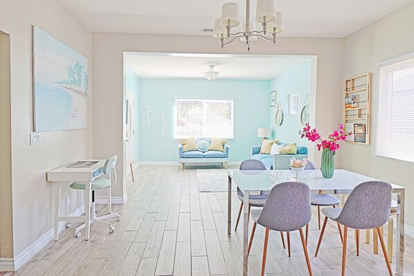 Enjoy the open floor plan