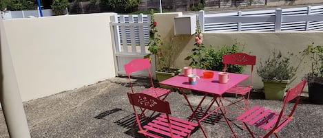 terrasse extérieure / iroise vacances