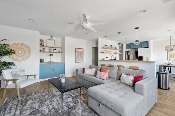 Petunia Suite | Stylish Haven in Historic CHS!