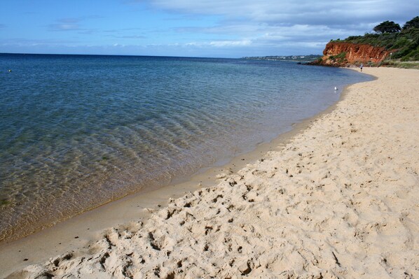 Beach opposite.