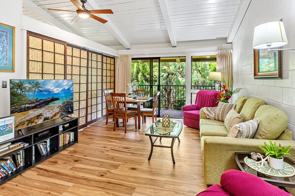 Open concept living area
