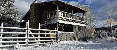 Winter cabin