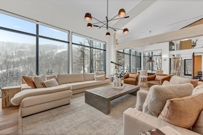 Living Room with Views of the Slopes