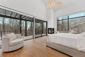 Master Bedroom with Views of the Slopes
