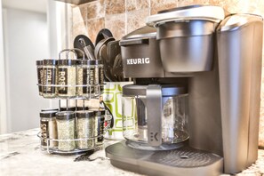 Kaffe och/eller kaffebryggare
