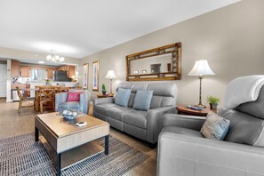 Living Area w/Electric Reclining Sofas