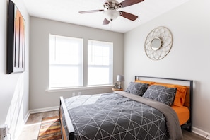 Main floor bedroom, queen bed